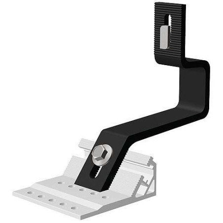 Crochet de toit en alu noir S:FLEX DH Alu 93-7-45