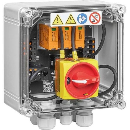 GAK pour PV 1MPP, 3E/3A, type I+II, Push-In, Interrupteurs