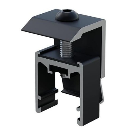 Support d'extrémité AK II Klick 30-50 noir UE 10