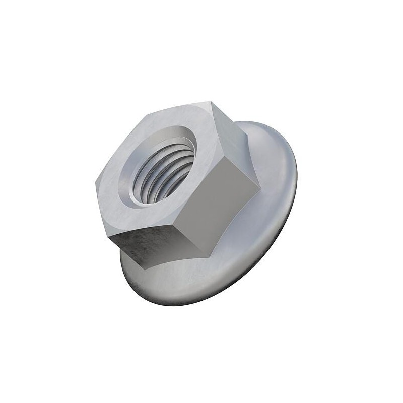 Écrou de blocage M8 A2 DIN 6923 UE 100