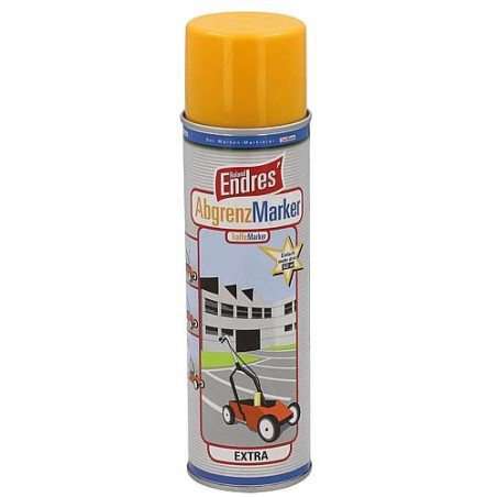 Spray de marquage jaune Marqueur de délimitation 600ml en aérosol adapté aux 4 roues 83 004 25