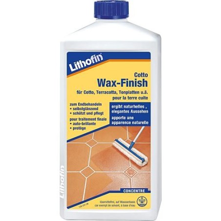 LITHOFIN Cotto Wax-Finish, flacon de 1 l