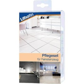 Kit de nettoyage LITHOFIN pour grès cérame - 2 produits : nettoyant intensif KF et nettoyant d’entretien KF, 1 kit