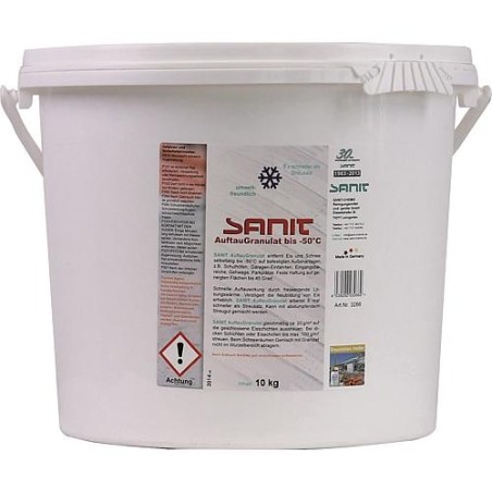 SANIT Granulé de décongélation jusqu'à -50°C sceau 10kg