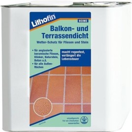 Étanchéité balcons et terrasses LITHOFIN, bidon de 2,5 l