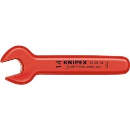 Cle a fourche KNIPEX isolée jusqu'à 1000V, mâchoire 15°, SW18