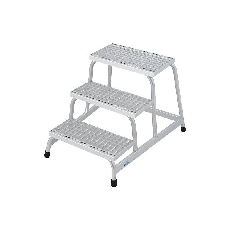 Marchepied de montage Krause avec marches en caillebotis, 1x3 marches, 805331