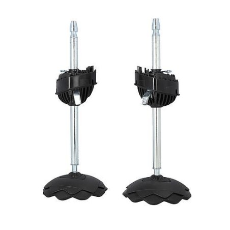 Réglage en hauteur pour échelle simple télescopique à marches TRBS 4,1 mètres cond.:2 pièces