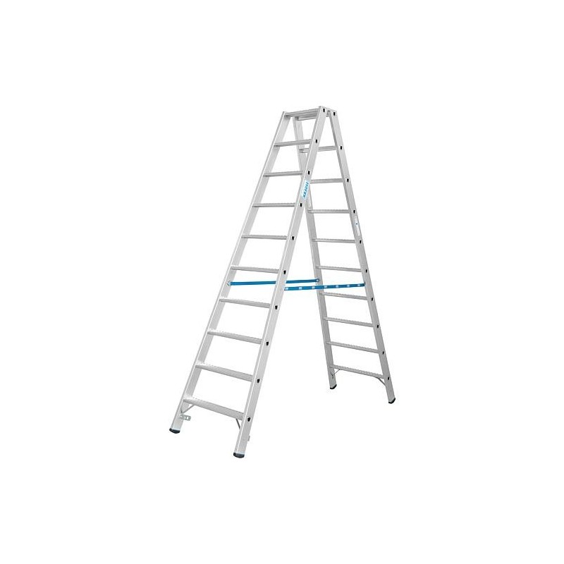 Échelle double Krause Stabilo 2x10 marches antidérapantes