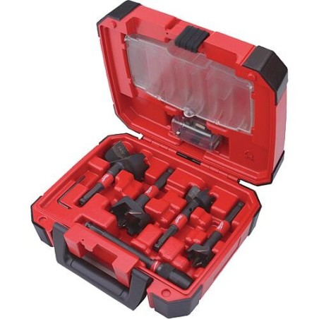 Kit de forets Forstner 5 pièces Ø 35/38/54/65 mm, Rallonge 140 mm
