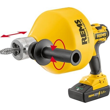 REMS Mini-Cobra S 22V VE Kit en L-Boxx Déboucheurs de tubes