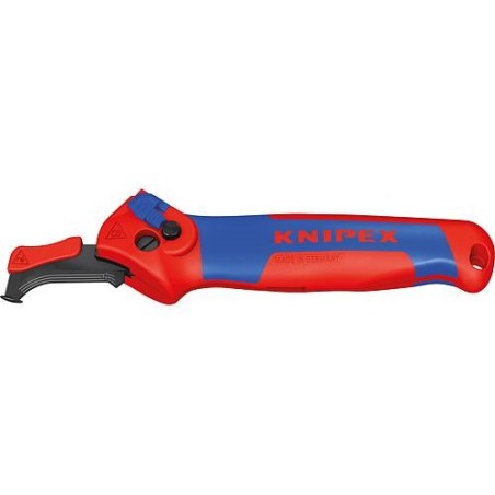 Couteau à dénuder KNIPEX® avec patin et fonction cliquet