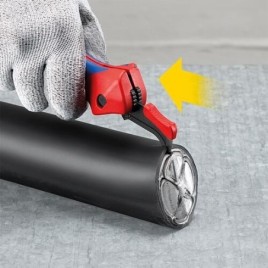 Couteau à dénuder KNIPEX® avec patin et fonction cliquet