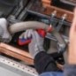 Couteau à dénuder KNIPEX® avec patin et fonction cliquet
