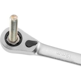 Clé mixte à cliquet GEDORE red avec fonction de retenue, réversible - mm : SW 10