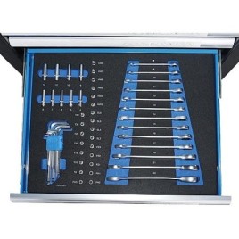 Chariot d'atelier équipé 165 pièces