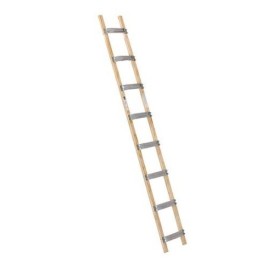 Échelle d'appui sur toit à barreaux Siedra bois/alu 1x14 barreaux, 1110214