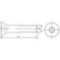 Vis à tête fraisée à six pans creux et VG ISO 10642 A2 M 2X12 conditionnement : 1000