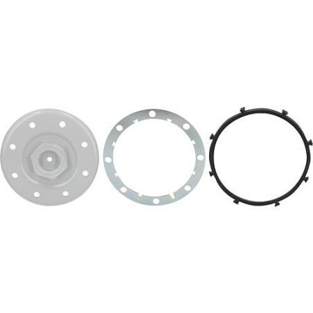 Bride avec DN 40 - 11/2 femelle taille 195mm, dimension du trou 53,5.mm, 8 trous