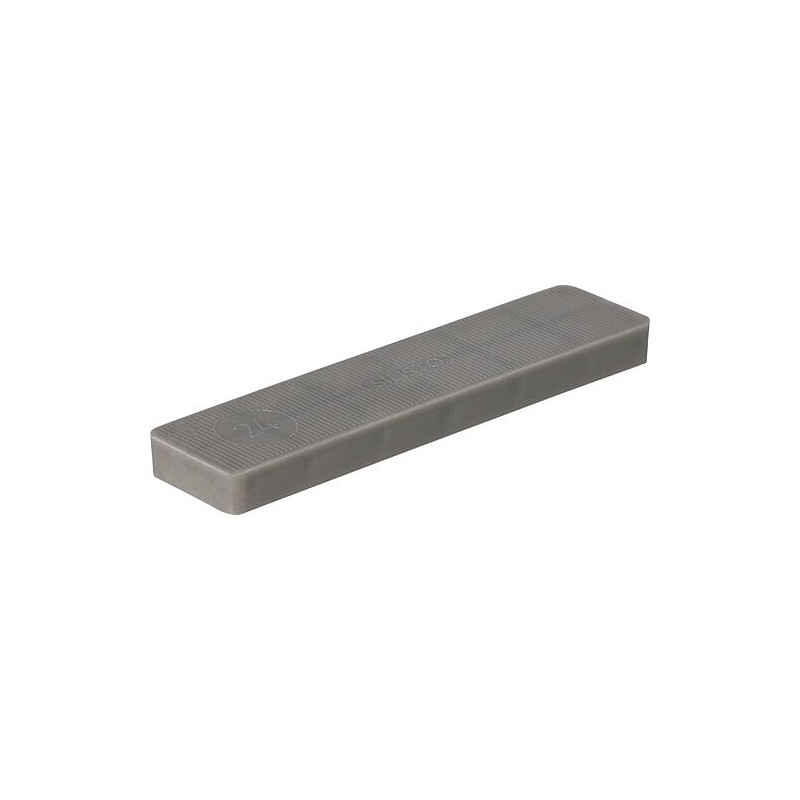 Cales d'espacement SILISTO®, Classic 100x24x8 gris Cond. : 1000
