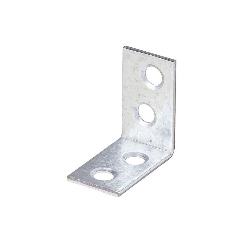 Equerre chaise, 25x25x14mm zingué galvanisé