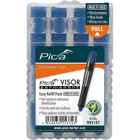 Recharges Bleu 99141 pour Visor Cond:4 Pièce- s