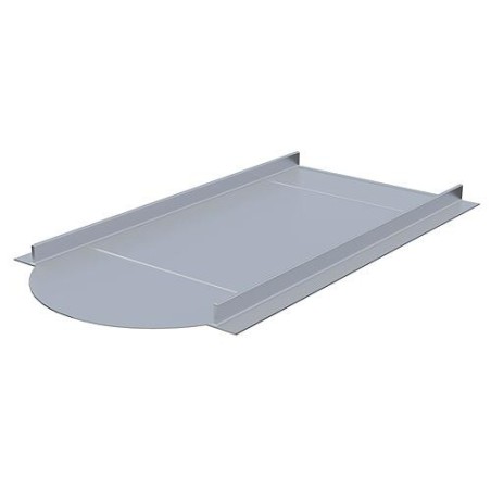 Panneau de toiture métallique Biber Vario galvanisé pour système AK et HK