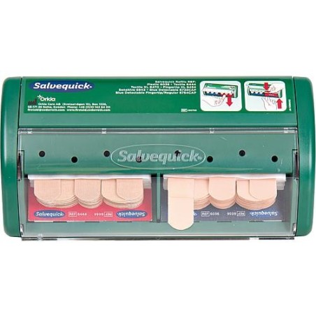 Distributeur de pansements Salvequick avec contenu