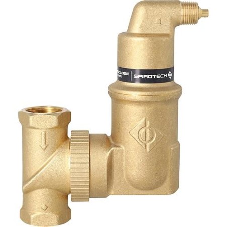 Séparateur d'air à microbulles Spirovent Solaire AutoClose 1 1/2 Femelle