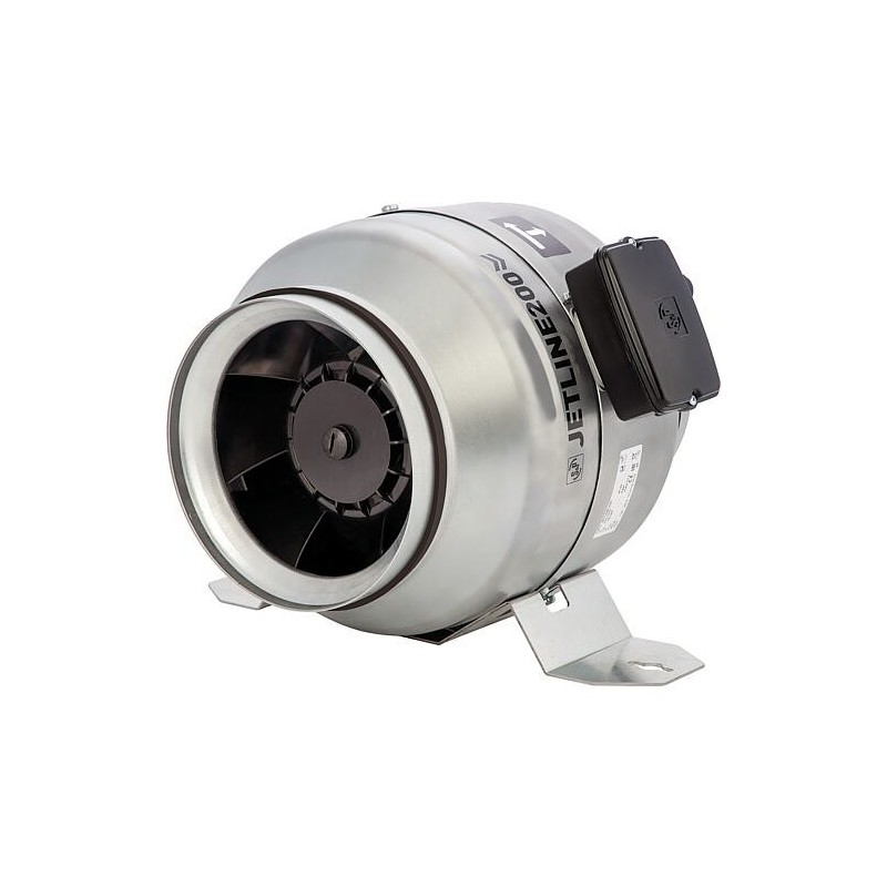 Ventilateur tubulaire Jetline-250 N8  Vmax- m³/h 1280, 230 V IP44