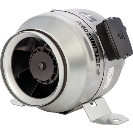 Ventilateur tubulaire Jetline-250 N8  Vmax- m³/h 1280, 230 V IP44