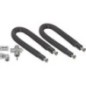 kit de liaison panneau solaire alu kit de base pour 2 panneaux avec insertion de toît isolée, d:22mm