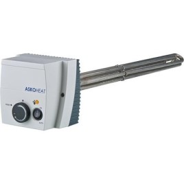 Résistance électrique AHIR-BI-C-9.0 9,0 KW, DN40 - 11/2, 230V AC/3x400 V AC, longueur de montage : 750mm