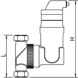 Séparateur d'air à microbulles Spirovent Solaire AutoClose 1 1/4 Femelle