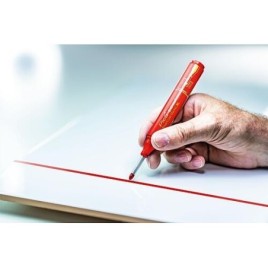Marqueur permanent et pour trous profonds Rouge Big Ink 17040