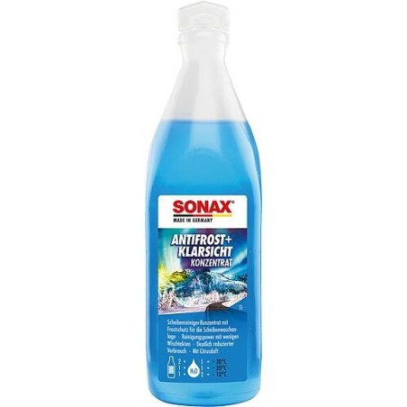 Nettoyant vitres hiver SONAX AntiFrost + Vision claire concentré Citrus bouteille de 250ml