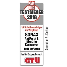 Nettoyant vitres hiver SONAX AntiFrost + Vision claire concentré Citrus bouteille de 250ml