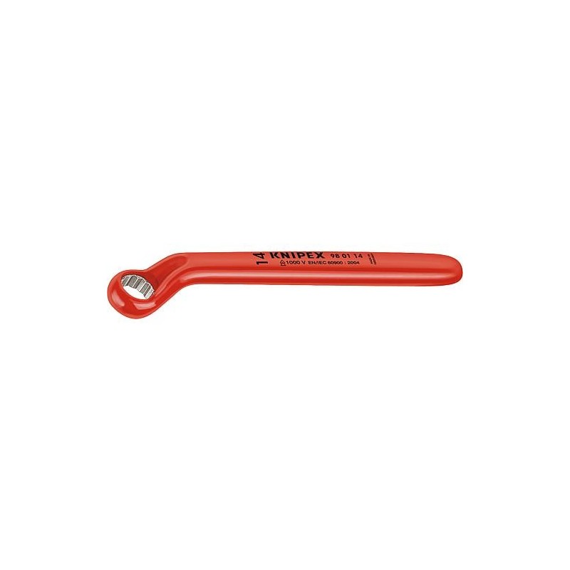 Cle polygonale KNIPEX isolée jusqu'à 1000V coudée SW24