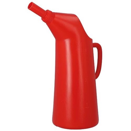 Gobelet gradue en polyethylene 3000 ml avec ecoulement fixe    - W41