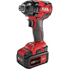 Boulonneuse à choc sans fil FLEX® 1/4, 18 V, ID 1/4 18.0-EC/5.0 Set, avec 2x batteries 5,0 Ah et chargeur