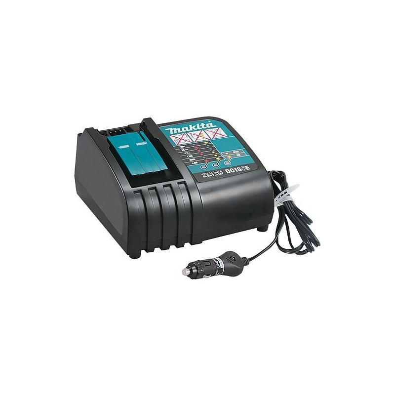 Chargeur pour véhicule MAKITA DC18SE avec 12V ou 24V tension pour 14,4V ou 18V