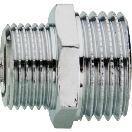 Double nipple de reduction chrome 1/2 X 3/8