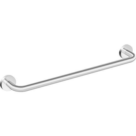 Barre porte serviette Eldrid L:500 mm laiton chromé ronde