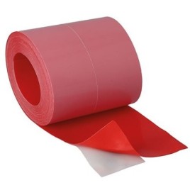 Ruban adhésif d'angle, autocollant, rouge - Lxl 10m x 10 cm