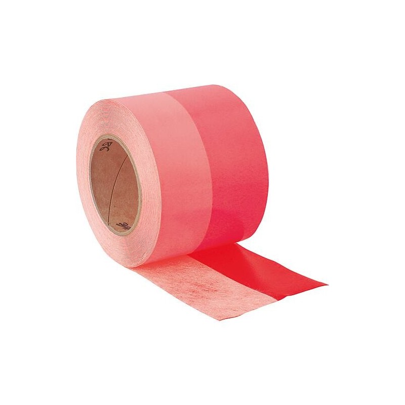 Bande adhésive pour plinthes, autocollante, rouge - L x l 10m x 10cm