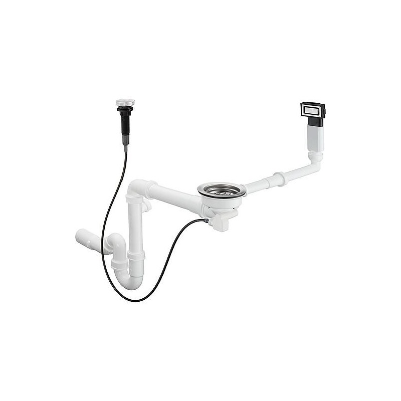 Garniture d'écoulement et de trop-plein automatique Hansgrohe