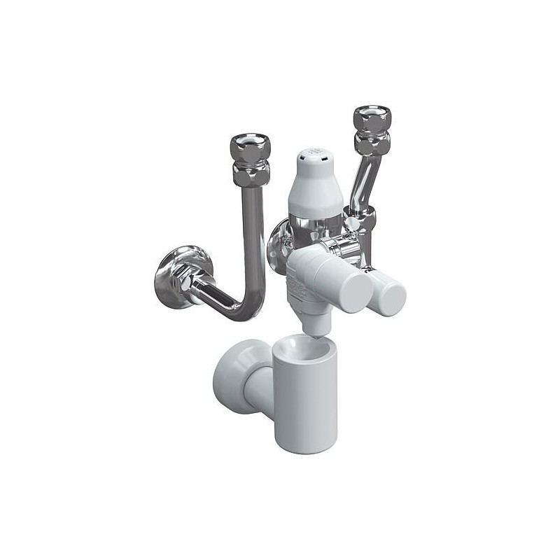 Groupe de sécurité pour réservoirs muraux jusqu'à 200L type 324 avec réducteur de pression 6 bar et RV