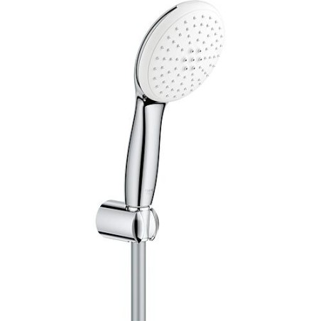 Garniture de douche Grohe Tempesta 110, chromée, 2 jets, support de douche, flexible