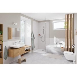 Brause-Set Grohe Tempesta Cube 110 900 mm, 3 Strahlarten Ø 110 mm chrom