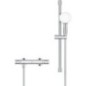 Kit mitigeur thermostatique de douche Grohe Grohtherm 500 Barre de douche 600 mm, douchette Ø 110 mm et flexible de douche